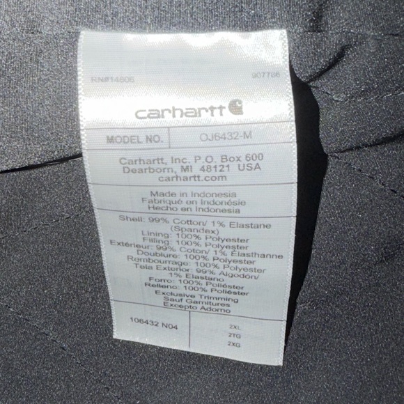 Carhartt - Heavy Weight Corduroy Collar Coat - Picture 8 of 8